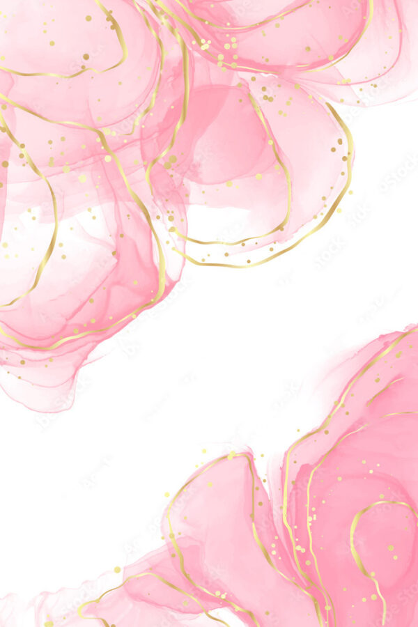 Tourbillons roses avec accents mouchetés. Tourbillons roses avec accents mouchetés.