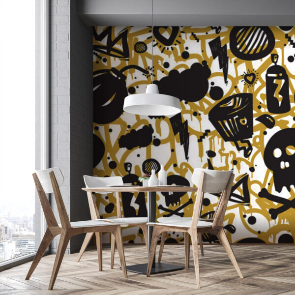 Motifs de graffitis et d'objets Motifs de graffitis et d'objets