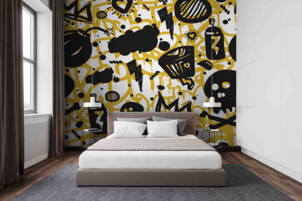 Motifs de graffitis et d'objets Motifs de graffitis et d'objets