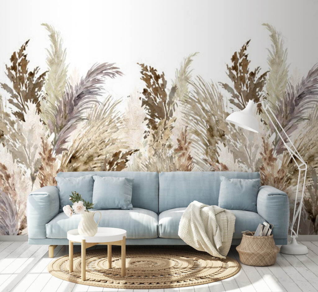 Group of brown and white plants Group of brown and white plants