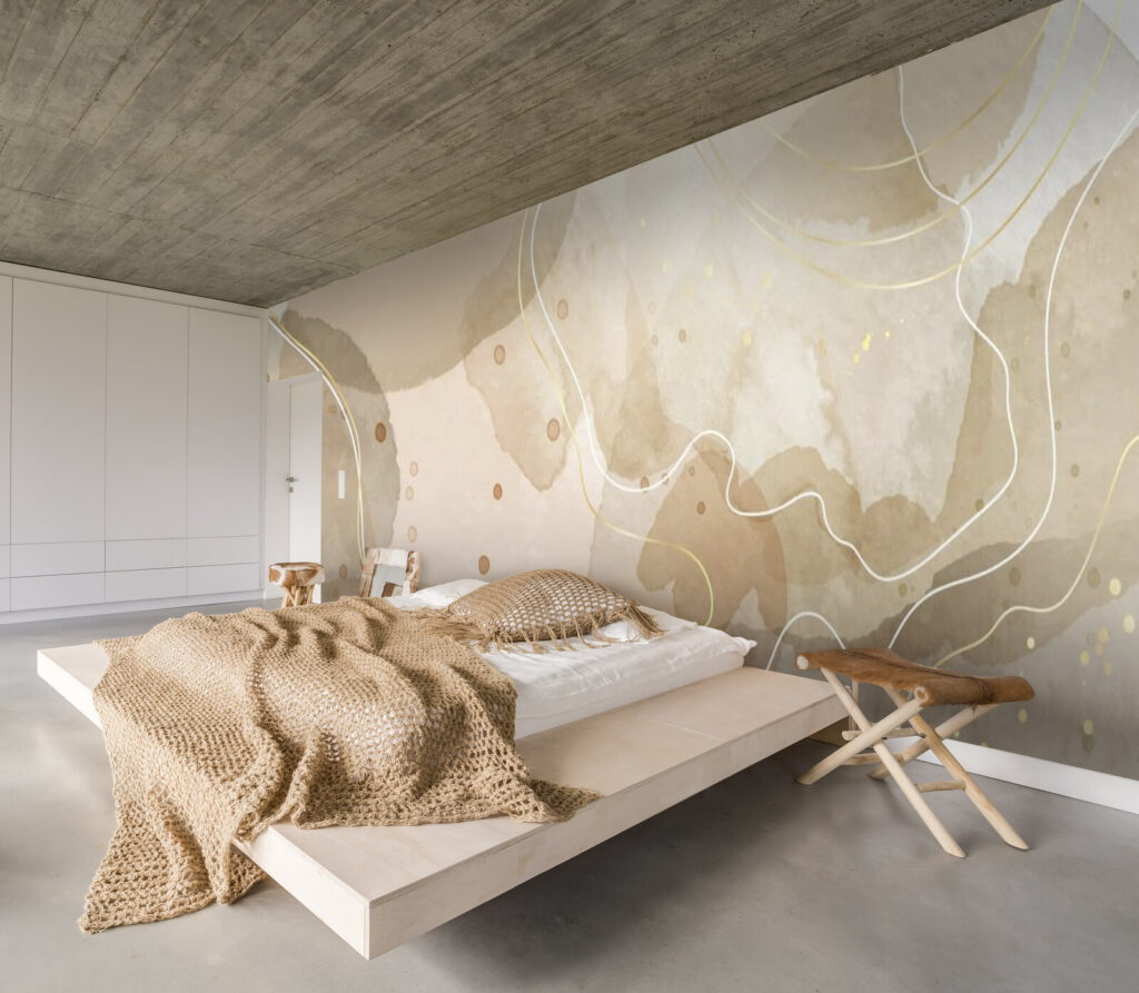 Warm abstract tones and gentle lines