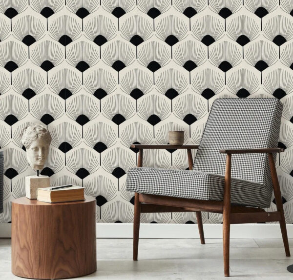 Motif d'hexagones sur fond noir Motif d'hexagones sur fond noir
