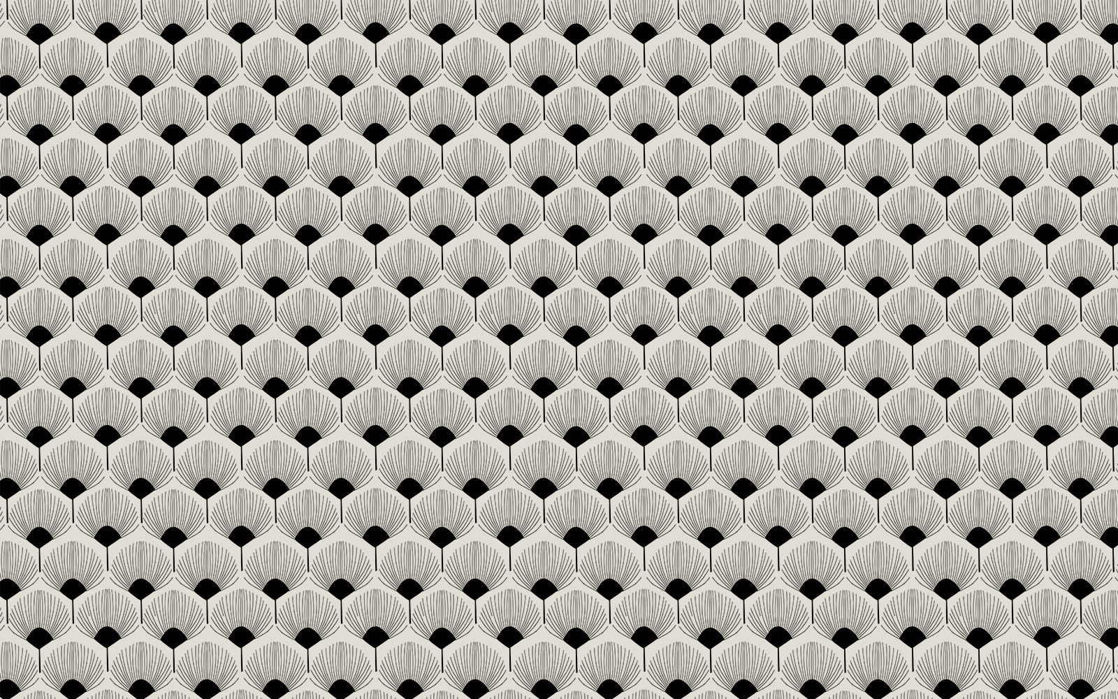u71723p - Motif d'hexagones sur fond noir - tegory