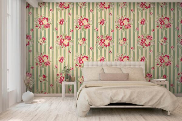 Papier peint avec des fleurs Papier peint avec des fleurs