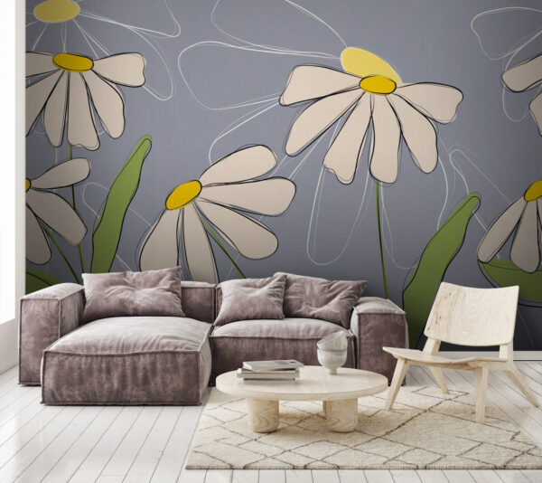 Dessin de fleurs sur fond gris u71643pig1m 600x534 - Dessin de fleurs sur fond gris - tegory
