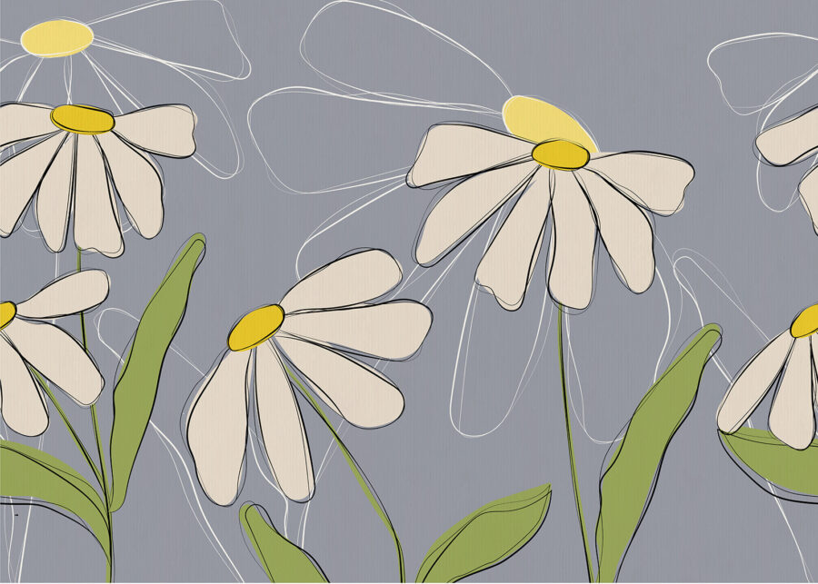 Dessin de fleurs sur fond gris u71643p 900x643 - Dessin de fleurs sur fond gris - tegory
