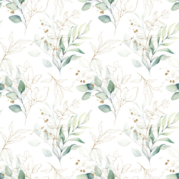 Motif de feuilles et de baies Motif de feuilles et de baies