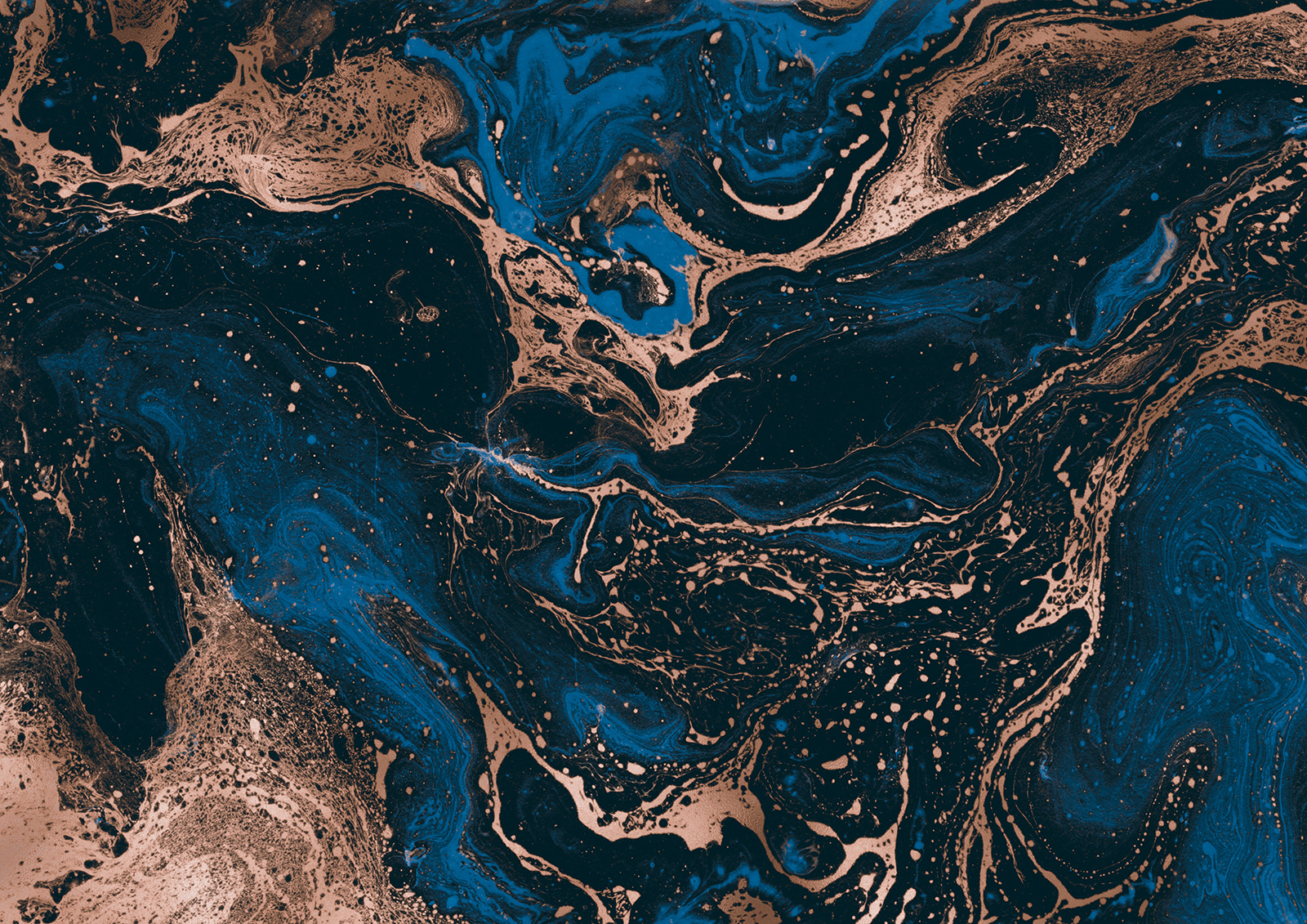Swirling Midnight and Copper Rivers Swirling Midnight and Copper Rivers
