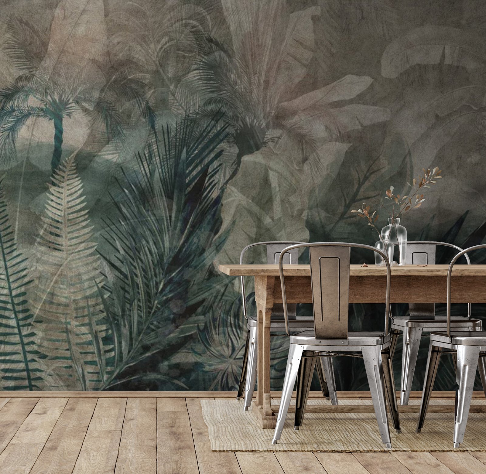 Groupe de feuilles sur fond gris u71423piq1m - Groupe de feuilles sur fond gris - tegory