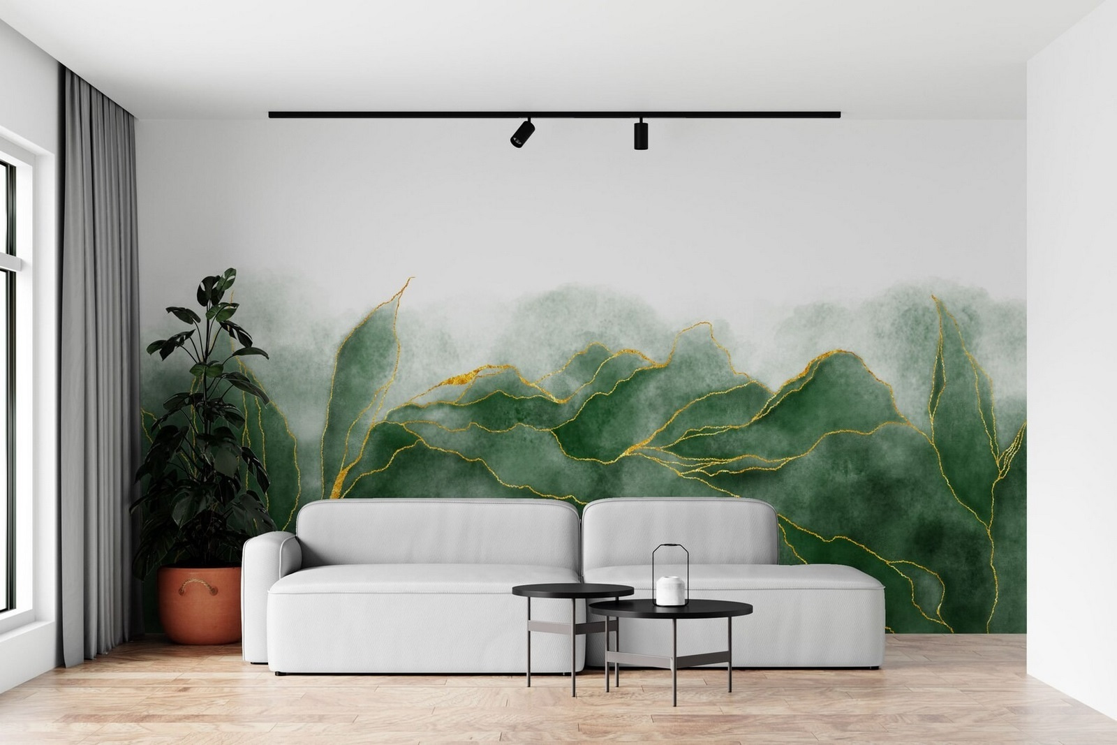 u71351pig1m - Des teintes vertes douces et des lignes délicates - tegory