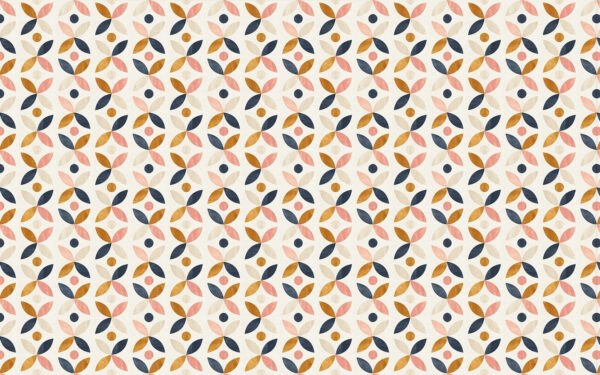 Motif de cercles et de points colorés Motif de cercles et de points colorés