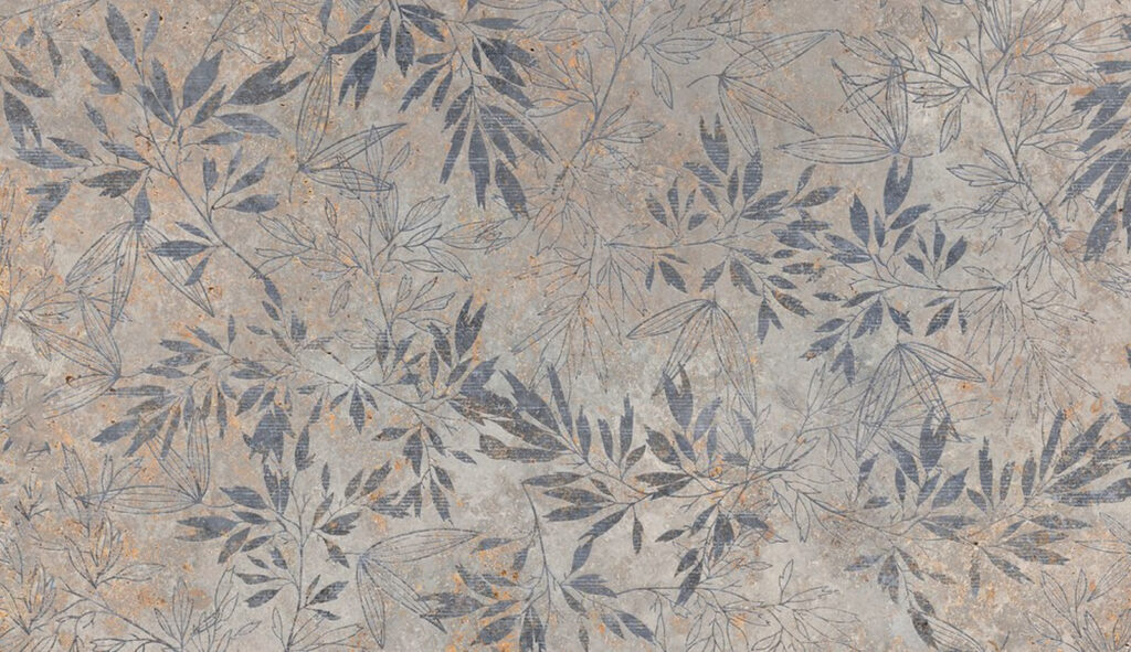 Motifs naturels sur une surface texturée. Motifs naturels sur une surface texturée.