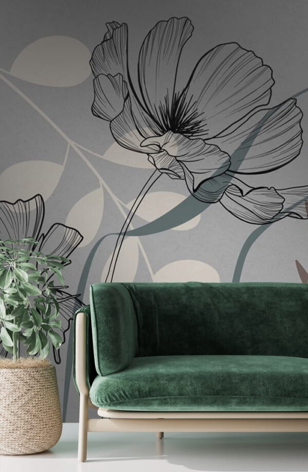 Dessin de fleurs et de feuilles Dessin de fleurs et de feuilles
