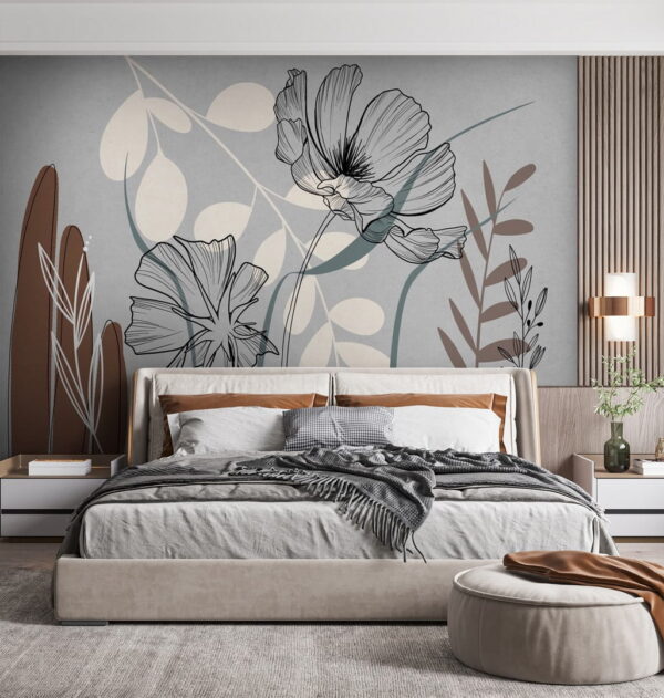 Dessin de fleurs et de feuilles Dessin de fleurs et de feuilles