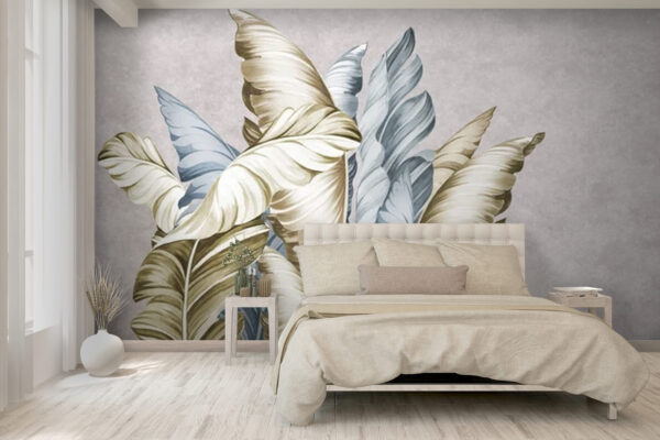 Feuilles élégantes dans des tons doux. Feuilles élégantes dans des tons doux.