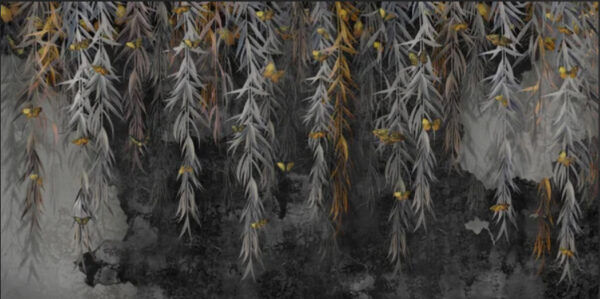 Les branches délicates se balancent dans la brise Les branches délicates se balancent dans la brise