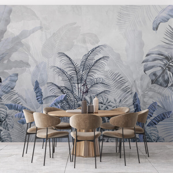 Un groupe de plantes avec des feuilles Un groupe de plantes avec des feuilles