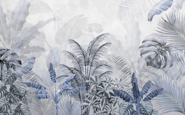 Un groupe de plantes avec des feuilles Un groupe de plantes avec des feuilles
