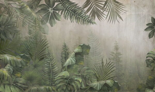 Peinture d'une forêt Peinture d'une forêt