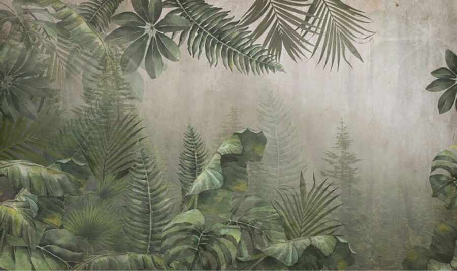 Peinture d'une forêt Peinture d'une forêt