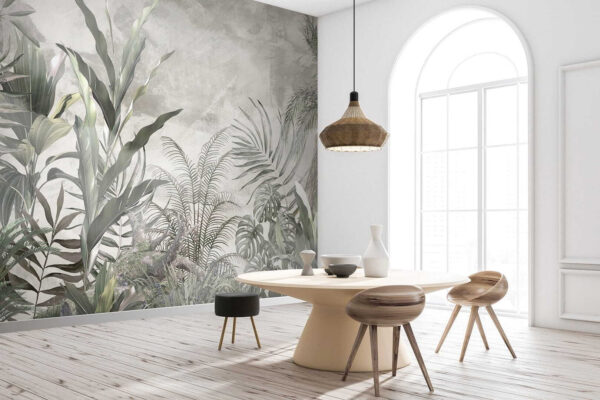 Groupe de plantes dans un jardin Groupe de plantes dans un jardin