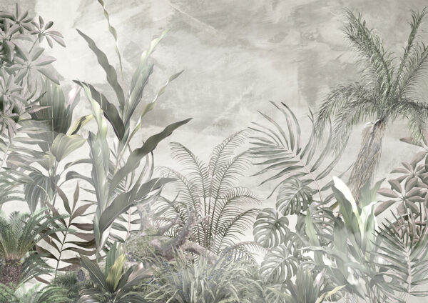 Groupe de plantes dans un jardin Groupe de plantes dans un jardin