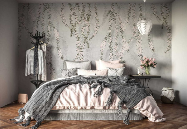 Papier peint avec des fleurs Papier peint avec des fleurs