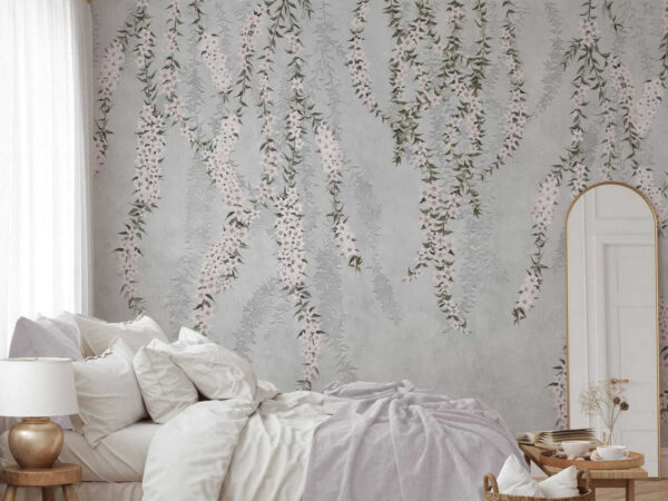 Papier peint avec des fleurs Papier peint avec des fleurs