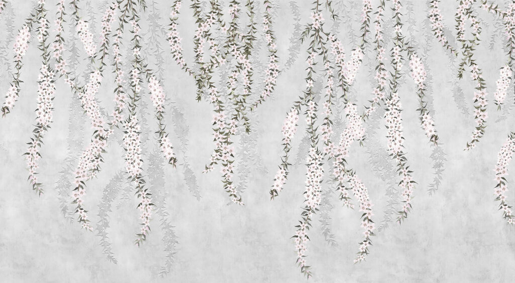 Papier peint avec des fleurs Papier peint avec des fleurs