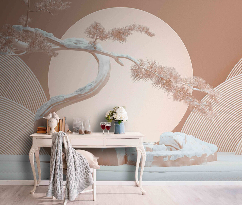 Tree with snow on it