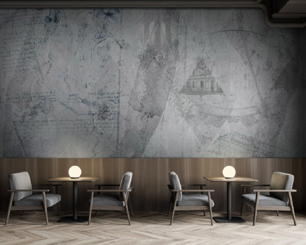 Papier peint gris et blanc avec dessins u68154piz137 600x480 - Papier peint gris et blanc avec dessins - tegory
