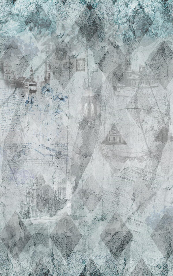 Papier peint gris et blanc avec dessins u68154p 600x953 - Papier peint gris et blanc avec dessins - tegory