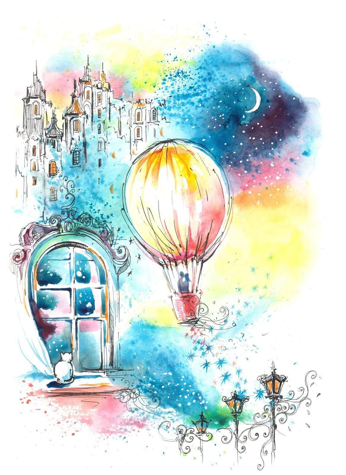 u67978p - Montgolfière dans le ciel - tegory