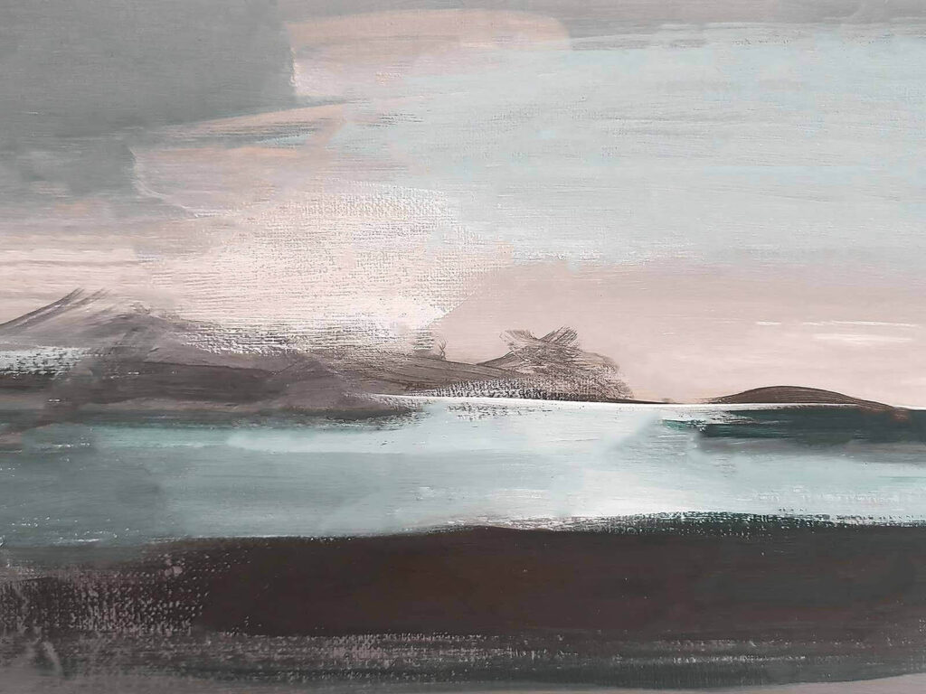 Peinture d'une étendue d'eau Peinture d'une étendue d'eau