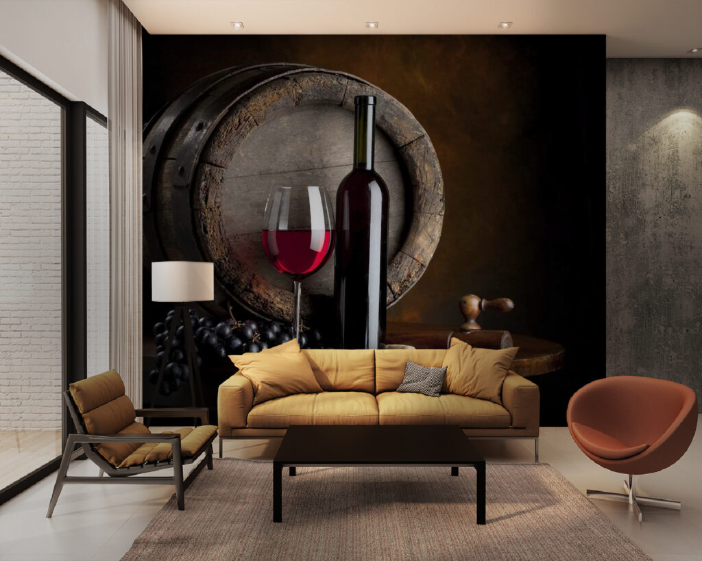 Bouteille de vin et verre sur une table u65206pig28 1024x819 - Bouteille de vin et verre sur une table - tegory