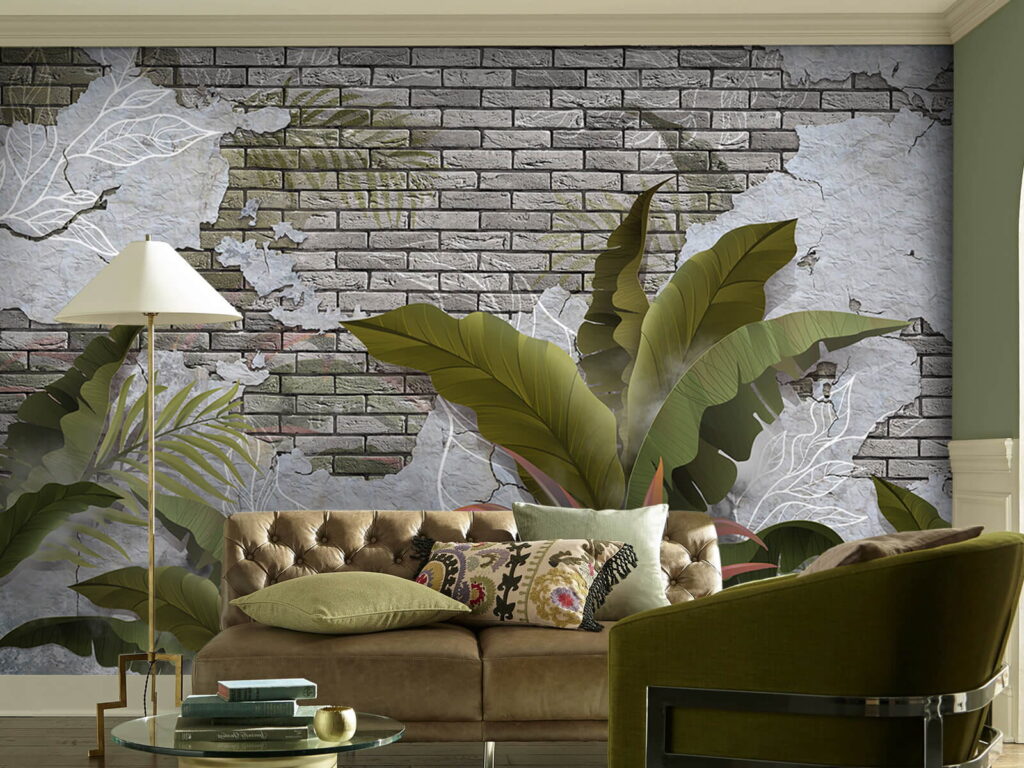 Mur de briques avec des feuilles et un mur de briques u59823pig1 1024x768 - Mur de briques avec des feuilles et un mur de briques - tegory