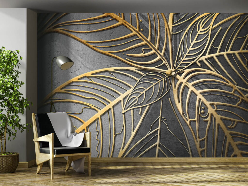 Motif artistique de feuilles complexes u59820pig1m 1024x768 - Motif artistique de feuilles complexes - tegory