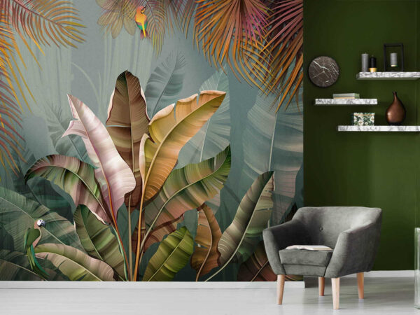 Feuillage tropical aux couleurs éclatantes Feuillage tropical aux couleurs éclatantes