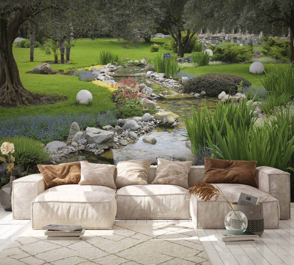 u59736pig1m - Ruisseau traversant un parc - tegory