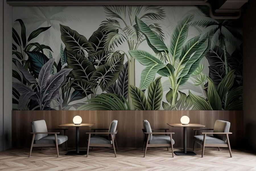 Groupe de plantes tropicales Groupe de plantes tropicales