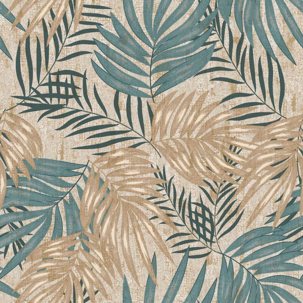 Élégante composition de feuilles tropicales affichée. Élégante composition de feuilles tropicales affichée.