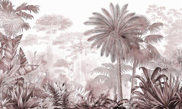 Un groupe d'arbres et de plantes Un groupe d'arbres et de plantes
