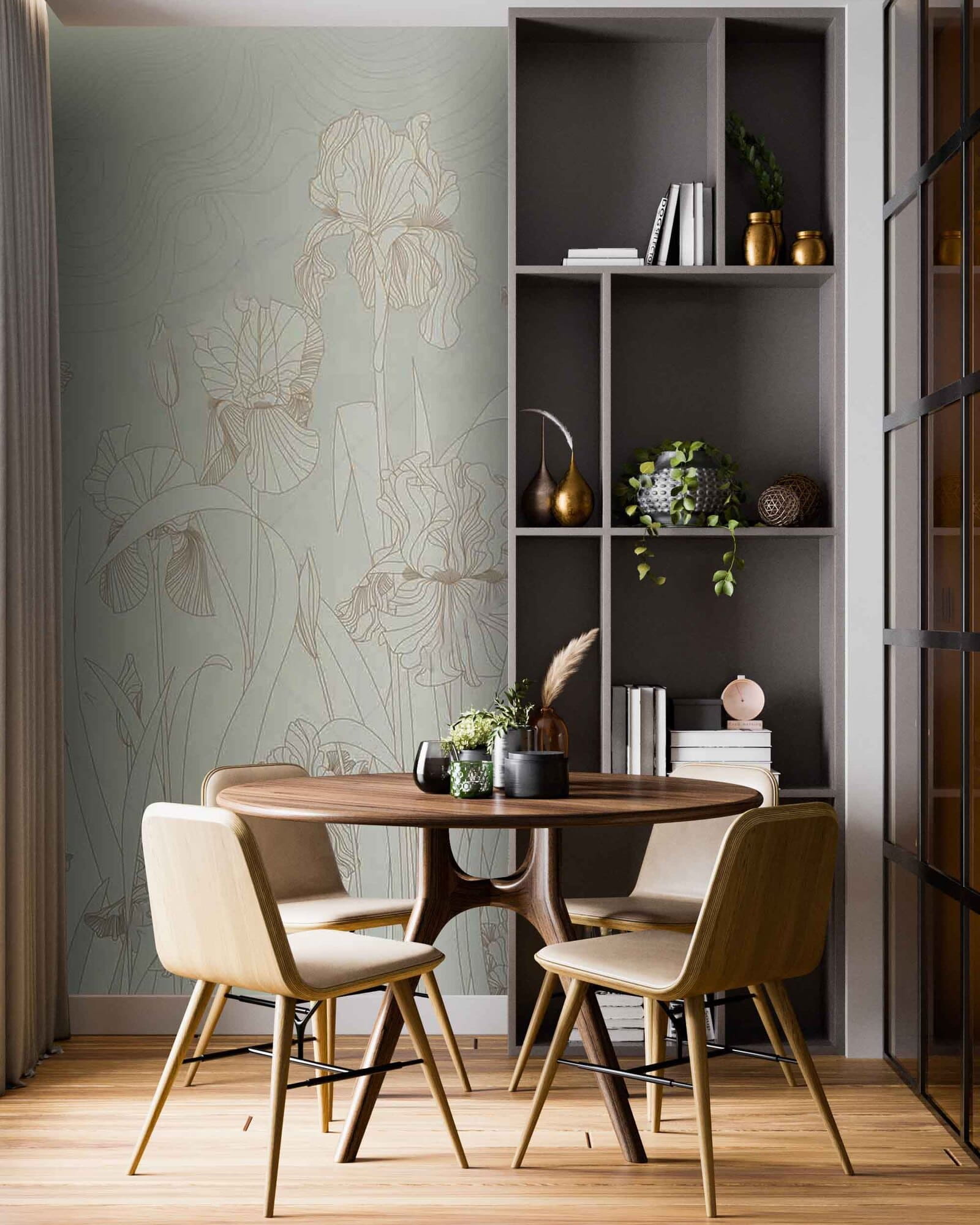 u58937v2piq1m - Fleurs délicates dans un paysage serein - tegory