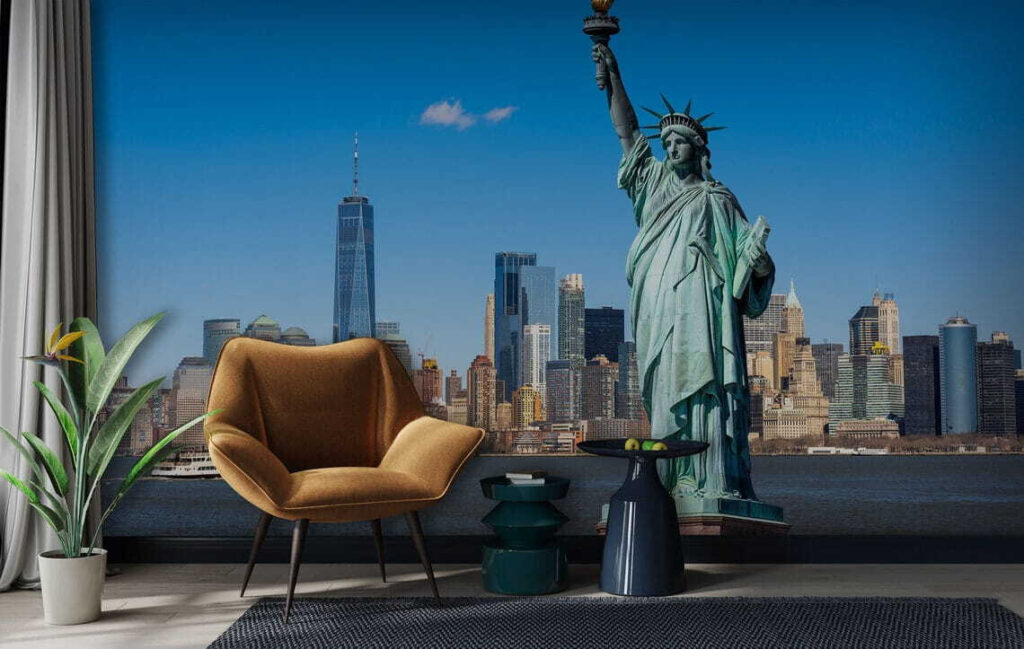 Statue de la liberté avec une ville en arrière-plan u58760pig1 1024x649 - Statue de la liberté avec une ville en arrière-plan - tegory