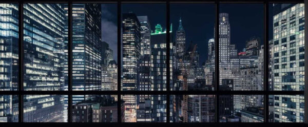 Vue d'une ville depuis une fenêtre la nuit u58751p 600x248 - Vue d'une ville depuis une fenêtre la nuit - tegory