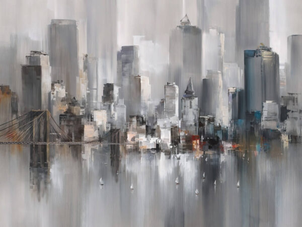 Peinture d'une ville Peinture d'une ville
