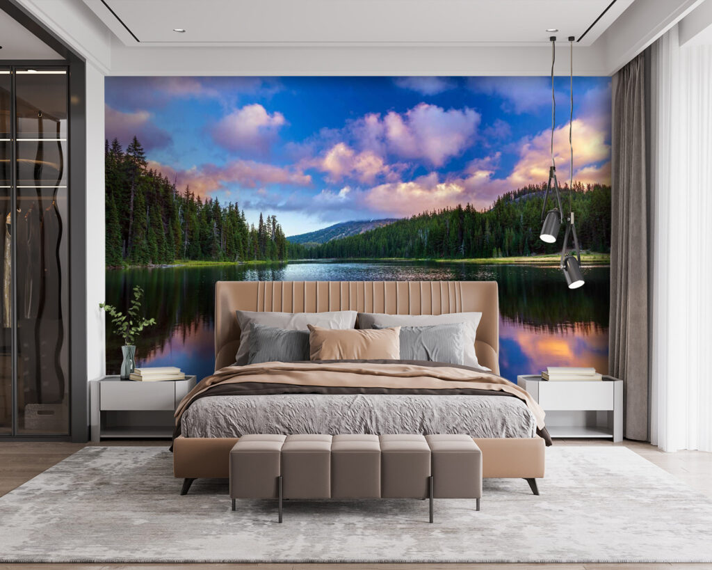 u58610pib115m 1024x819 - Lac entouré d'arbres et de montagnes - tegory