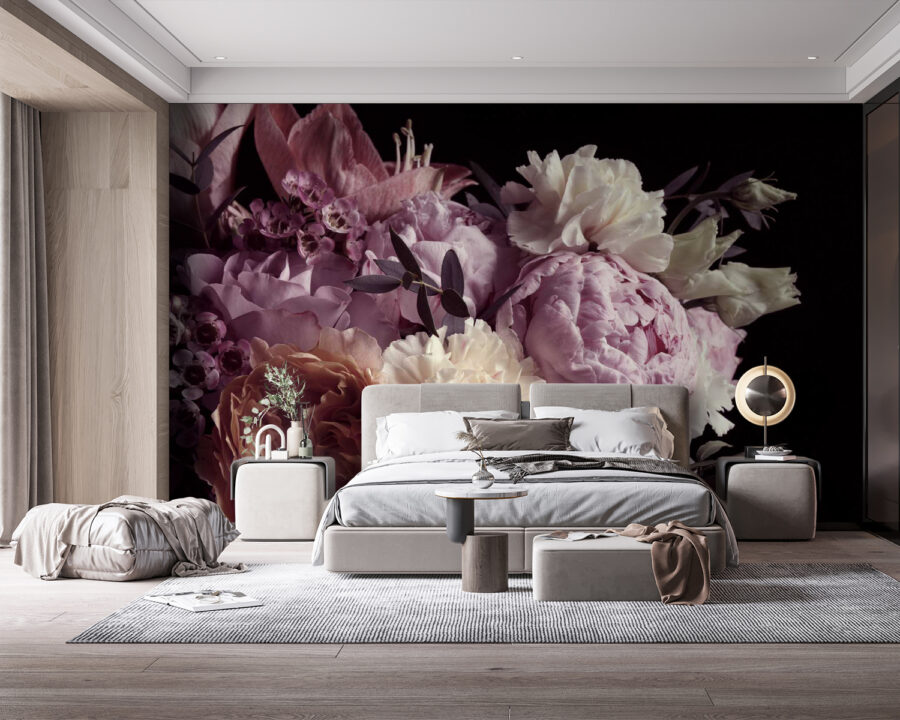 Fleurs délicates dans des teintes douces