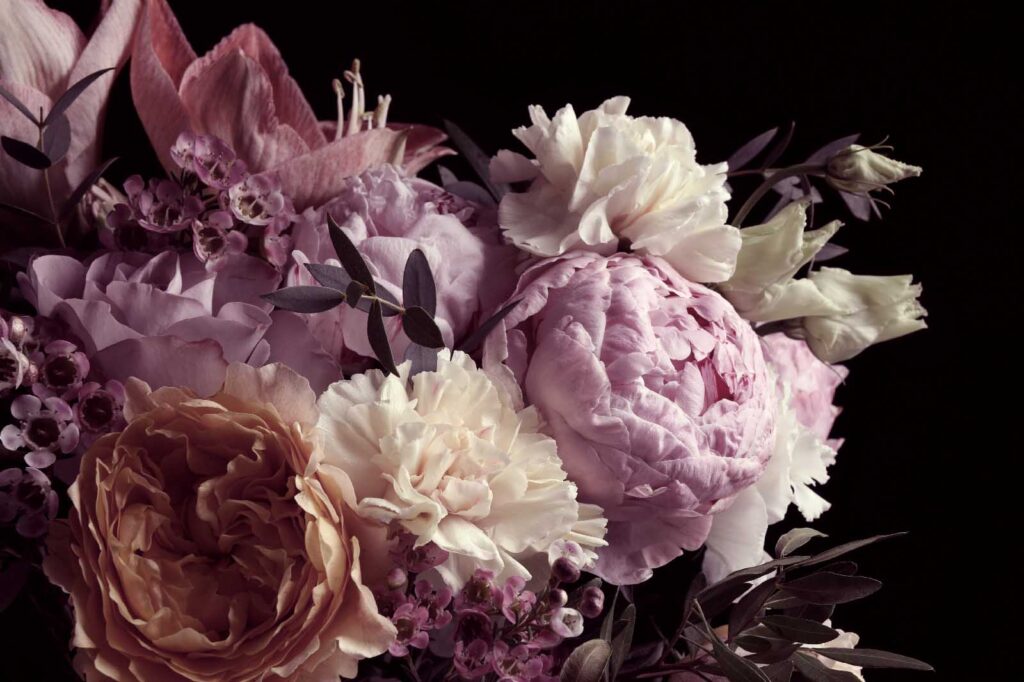 Fleurs délicates dans des teintes douces Fleurs délicates dans des teintes douces