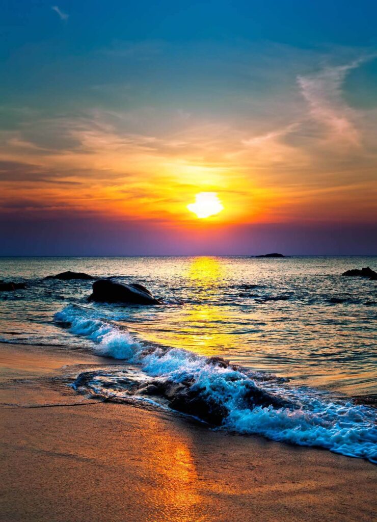 Coucher de soleil sur une plage u57778p 740x1024 - Coucher de soleil sur une plage - tegory